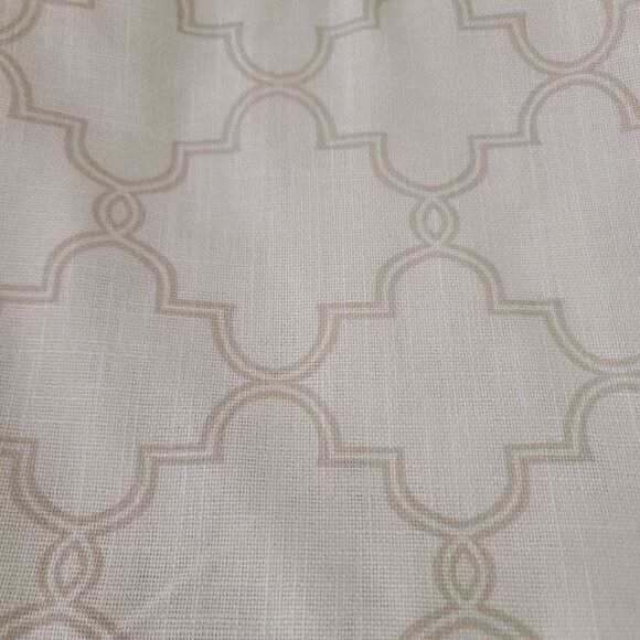 allen + roth 84-in Silver Trellis Light filtering Grommet Single curtain 83 x 50 - Picture 5 of 10